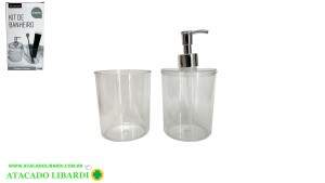 CONJ BANHEIRO 2PCS PLAST FJ90283
