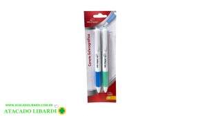 CANETA ESFEROG 3 CORES 2UNI WPD30070