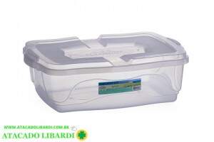 ORGANIZADOR PLAST 12L C/TRAVA TRANSP 0180