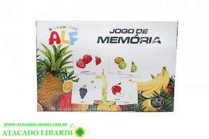 JOGO DA MEMORIA FRUTAS 30PCS MADEIRA 581