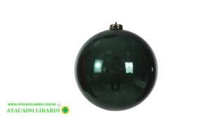 BOLA TUBO PEROLADA 15CM VERDE 90037001