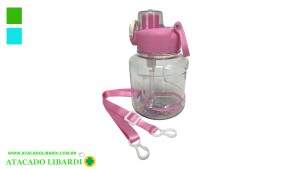GARRAFA INFANTIL PLAST 550ML C/CANUDO ADESIVO HG71886