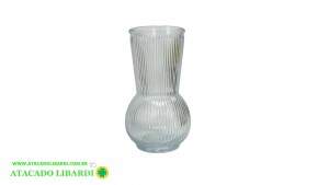 VASO VIDRO 20X10CM COLOR BA32675