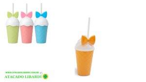 COPO PLAST 10CM C/CANUDO 12UNI INF SORT UC202381
