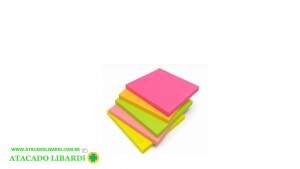 BLOCO ANOTACAO 7,4X7,5CM COLOR HA85418