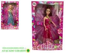 BONECA COLECAO BELLA  29CM C/ACESS 2044