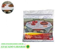 TOALHA CHA 80X60CM RENDA ROMANCE 010