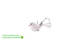 ENFEITE PASSARINHO GLITTER C/CLIP NTA40009