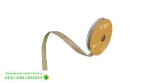 FITA ARAMADA VELUDO 2,5CMX9,14M DUPLA FACE MARFIM DOUR B0318003