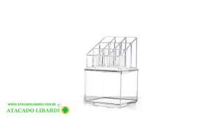 ORGANIZADOR ACRILICO MAQUIAGEM 13X9CM HD65205