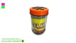POTE VIDRO 660ML 14CM RED ELUD9149