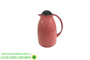 GARRAFA TERMICA ROSCA 650ML FLORENCA ROSA 81108