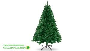 ARVORE VERDE 210CM 1210 GALHOS NEW FILADELFIA BASE METAL  88403001