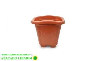 VASO PLAST QUAD 44X41CM 30L MARROM 397