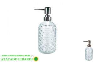PORTA SABONETE LIQUIDO 19CM 450ML RED DEC 181976