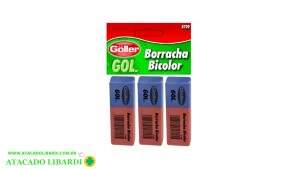 BORRACHA ESCOLAR BICOLOR 3UNI 5720