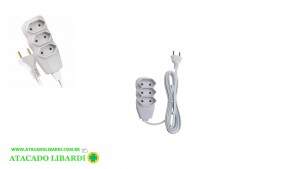 EXTENSAO 3M TRIPLA CABO PARALELO 2618BR