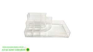 ORGANIZADOR ACRILICO MAQUIAGEM 6,5X8X16,3CM CZ22976