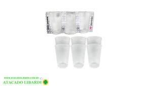CONJ COPO VIDRO 200ML 10CM 6PCS ARIZONA 0522