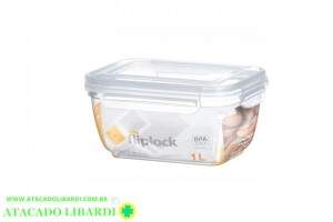 POTE 1L RETANGULAR FLIPLOCK 0541