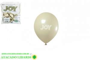 BALAO 9 JOY CANDY MARFIM 25UNI PAST6