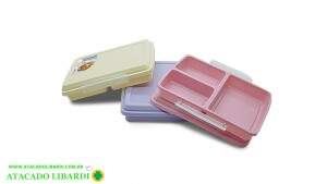 ORGANIZADOR PLAST 3 DIVISORIAS C/TRAVA  3348