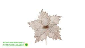 BICO PAPAGAIO AVELUDADO 26CM C/GLITTER CHAMPANHE 99483002