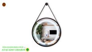ESPELHO PAREDE 45CM RED C/MOLDURA E LED DT25882