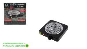 FOGAREIRO ELETRICO 1000W 127V PRETO FUT183