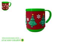 CANECA NATAL PLAST 8CM 220ML DEC NTW50011