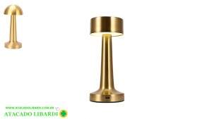 LUMINARIA GLEAM MESA BIVOLT USB TOUCH RECARREGAV UC202733