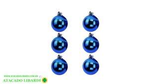 BOLA LISA 3CM C/6UNI AZUL WF66334A