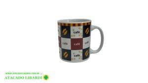 CANECA CERAM CAFE 300ML 9CM  UT1143