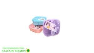 KIT MARMITA INFANTIL 3DIV C/TALHER HU58624