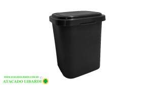 LIXEIRA TAMPA 4,5L PLAST 6505