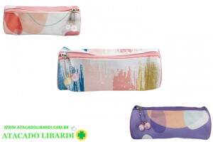 SOLAPA ESTOJO ESCOLAR INF FEMININO 20X8CM HE81564