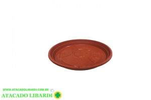 PRATO PLAST JARDIM REDONDO 26,5CM N5 MARROM 068